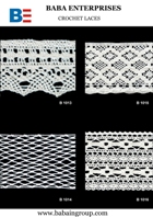 cotton crochet crosia laces manufacturers in Noida-India